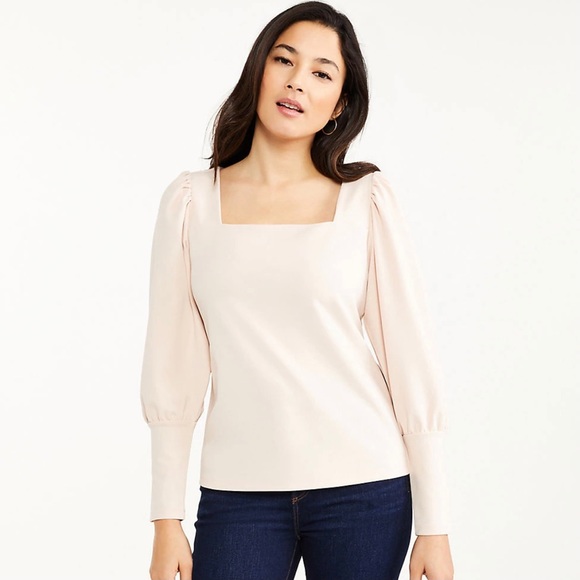 NWT✨ Square Neck Puff Sleeve Blouse - Picture 3 of 3